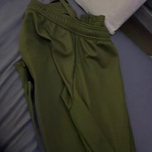 Adidas green sweatpants